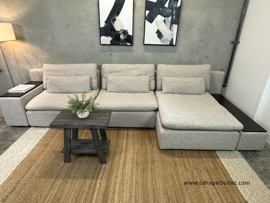 Cream Modular sectional