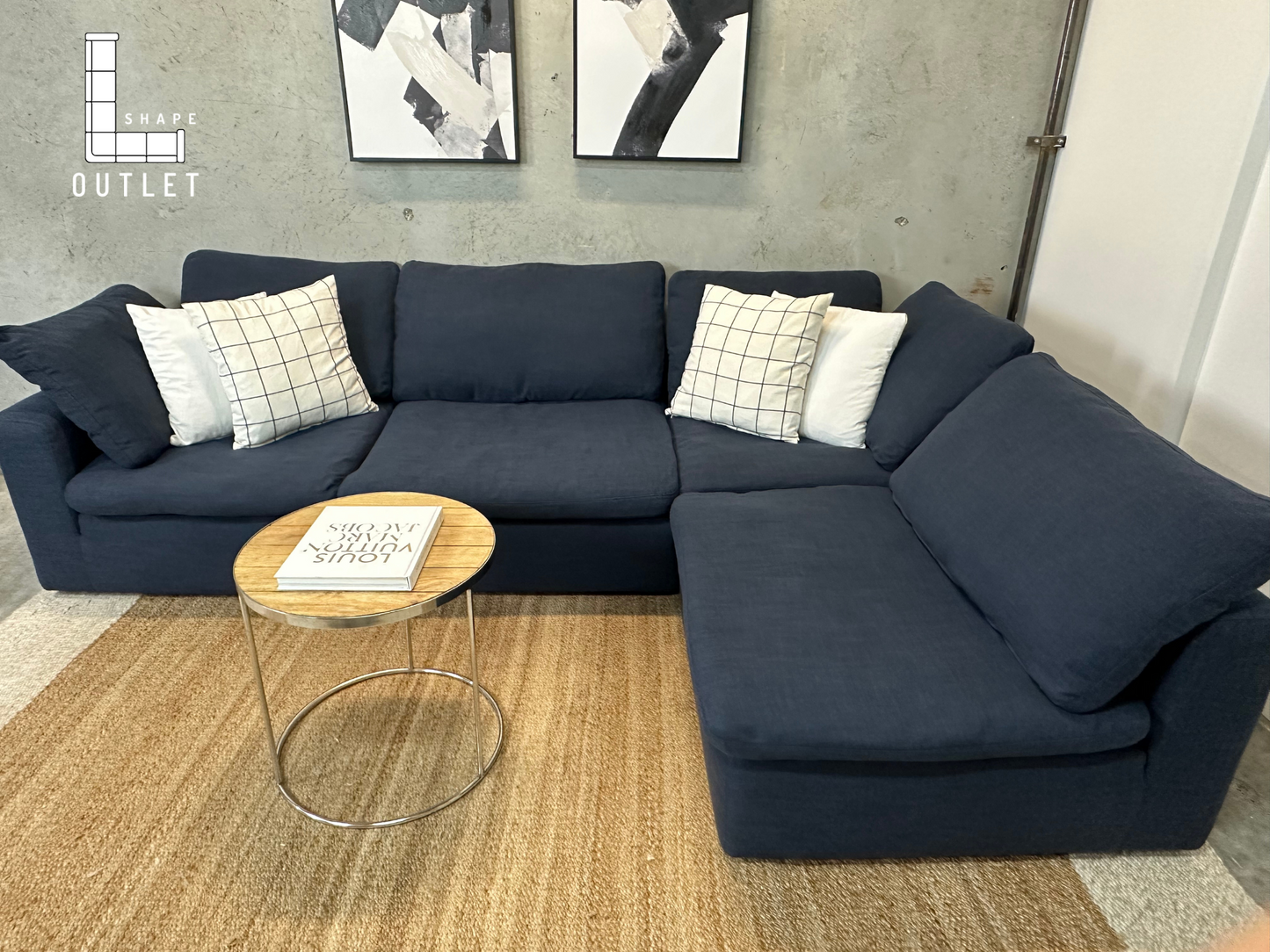 Feather filled modular sectional