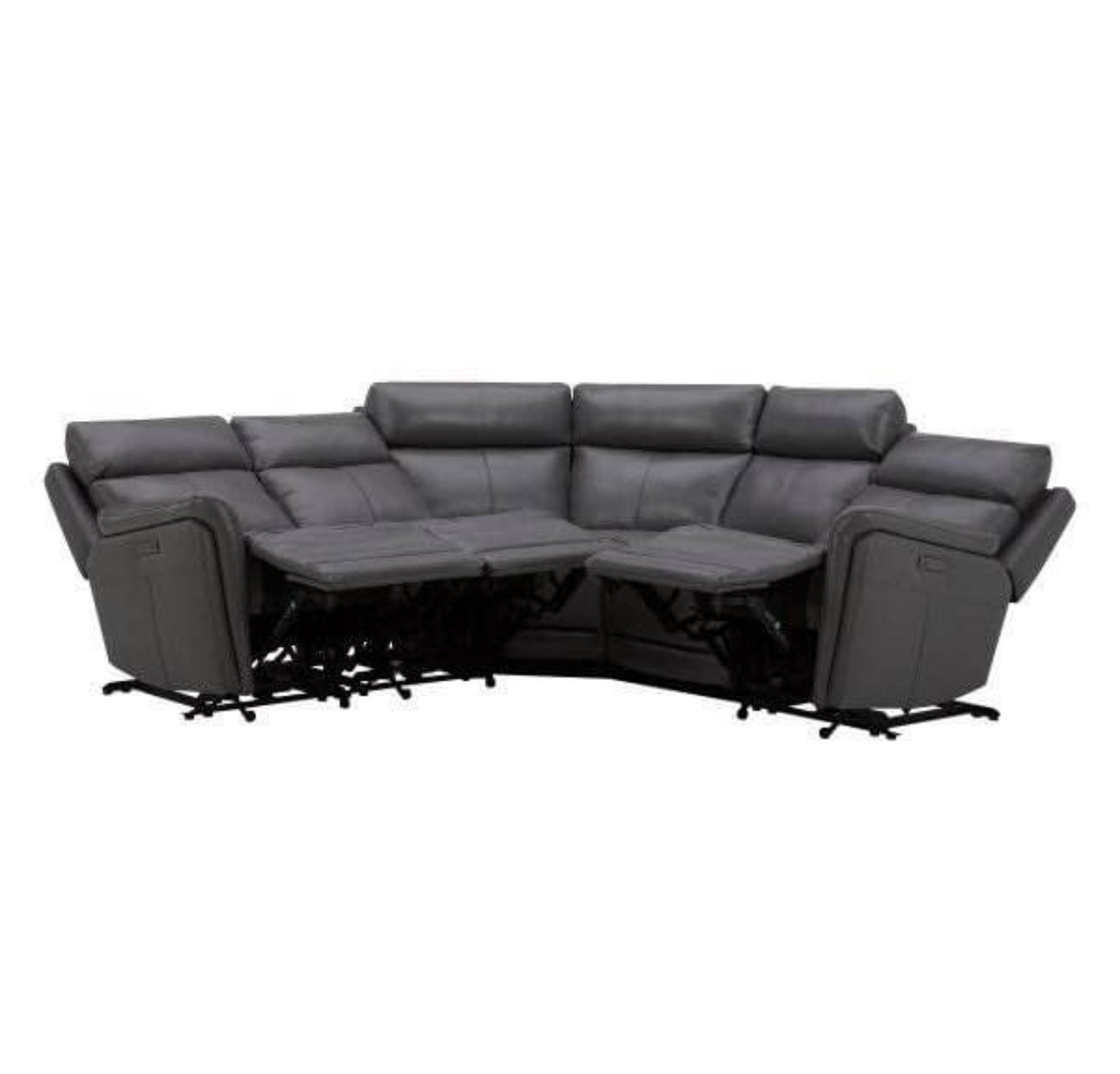 Top grain Leather power recliner sectional couch NEW✅