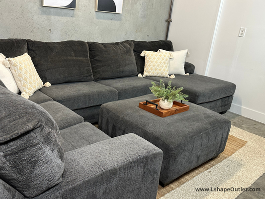 XL Sectional and ottoman