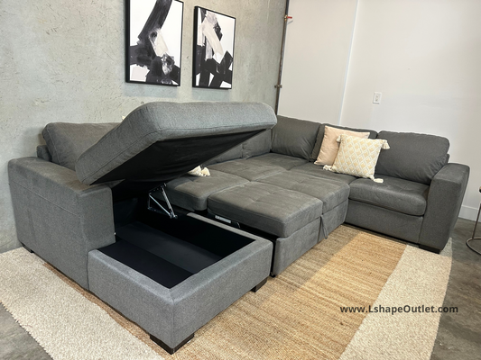 Large sleeper sectional