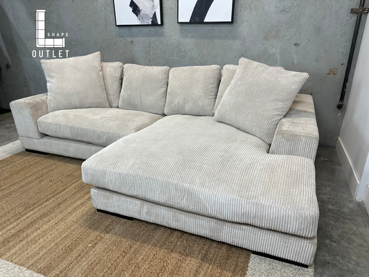 MOE’S Plunge Sectional - Cappuccino